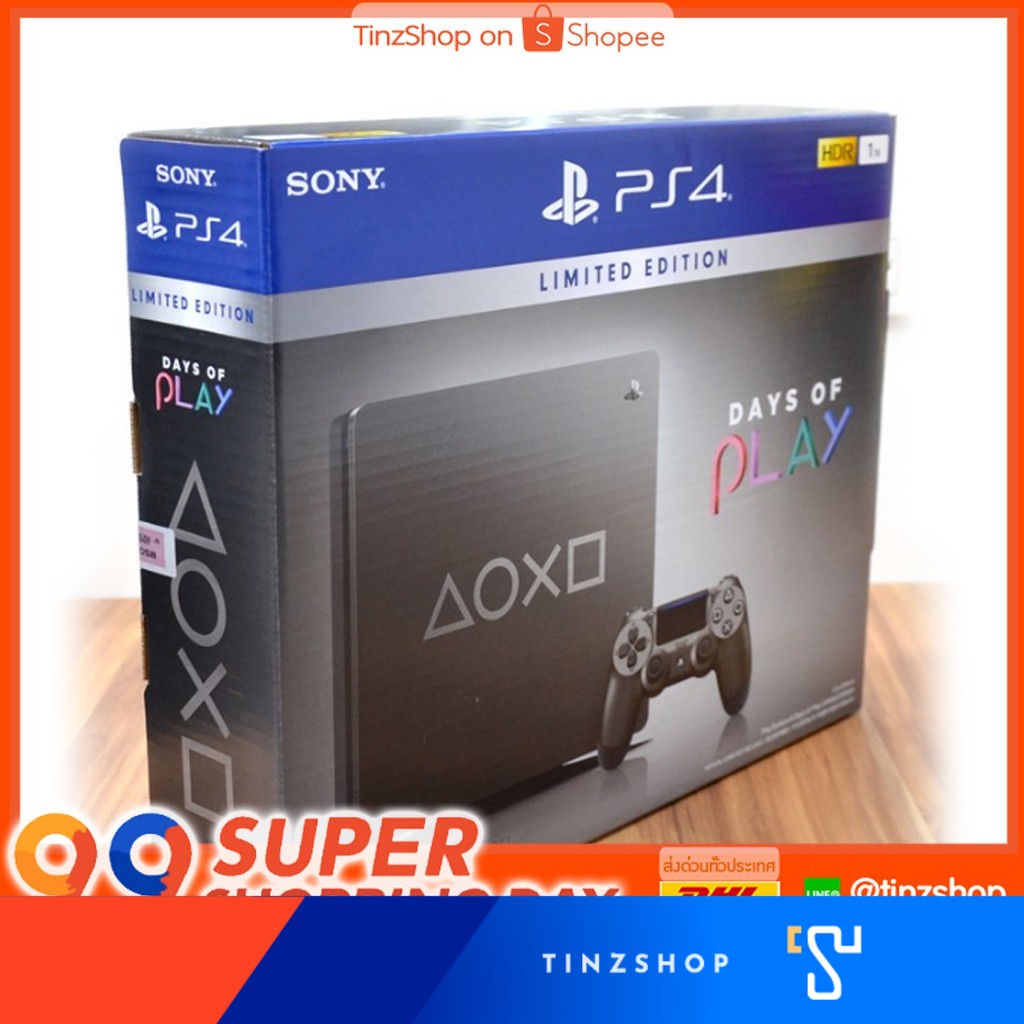 ps4 Days of Play Limited Edition CUH -2200B BZR 1TB PlayStation 4 