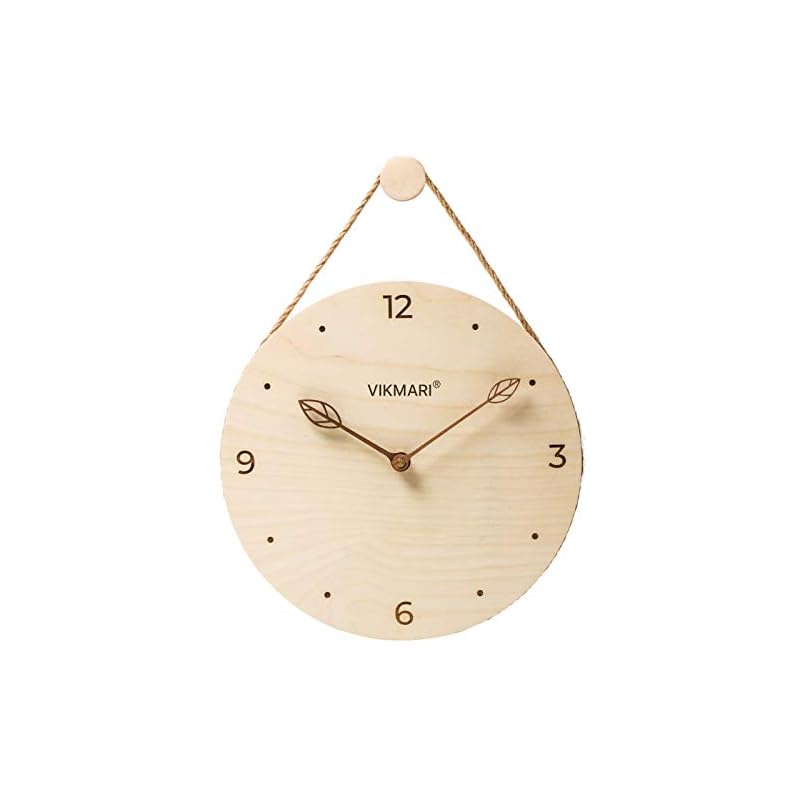 Direct from Japan] VIKMARI Scandinavian style natural wood round wall ...