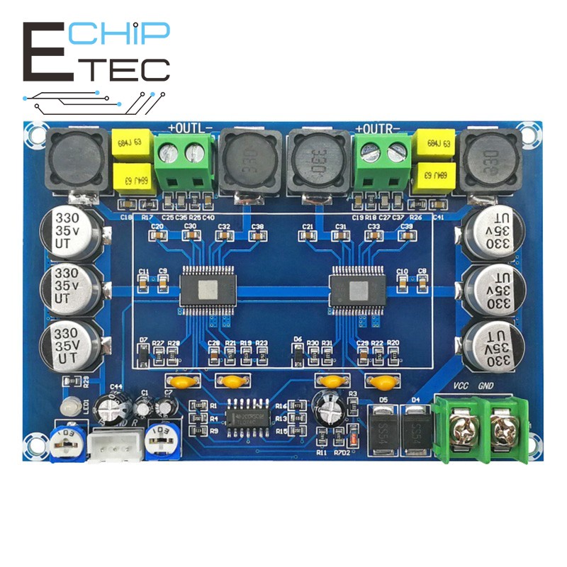 บอร์ดโมดูลขยายเสียงดิจิทัล พลังงานสูง XH-M569 TPA3116D2 150W*150W พร้อม ...