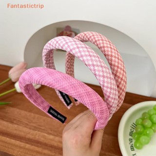Fantastictrip สีชมพู ซีรีส์ ที่คาดผม พร้อมเส้น ฟองน้ํา ยางรัดผม สําหรับผู้หญิง เด็กผู้หญิง แฟชั่น ช่างทําผม เครื่องมือ ที่คาดผมกว้าง เครื่องประดับผม แฟชั่น