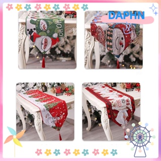 Daphs ผ้าคลุมโต๊ะ ลายคริสต์มาส สําหรับตกแต่งบ้าน