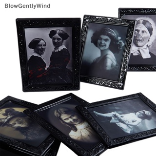 Blowgentlywind กรอบรูป รูปผี 3D เปลี่ยนได้ สําหรับตกแต่งบ้านผีสิง ปาร์ตี้ฮาโลวีน