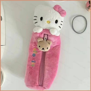 กระเป๋าดินสอ อเนกประสงค์ ลายการ์ตูน Sanrio Hello Kitty น่ารัก จุของได้เยอะ สําหรับนักเรียน มี 23 ชิ้น