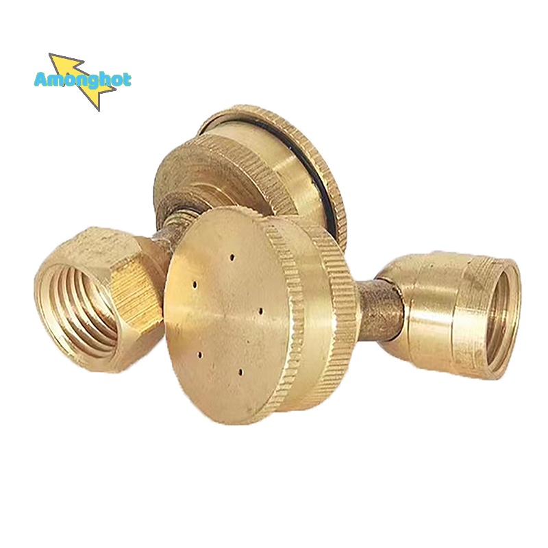 amonghot-gt-ใหม่-หัวฉีดสปริงเกลอร์-ทองเหลือง-5-หลุม-m14-ปรับได้-สําหรับรดน้ําในสวน-1-ชิ้น