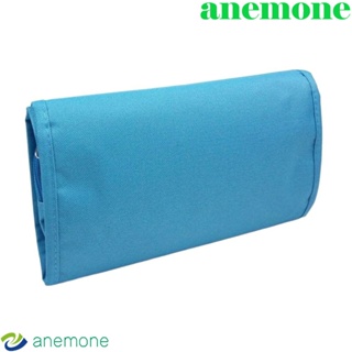 Anemone กระเป๋าเครื่องสําอาง ผ้าไนล่อน แบบพกพา สไตล์วินเทจ สําหรับผู้หญิง