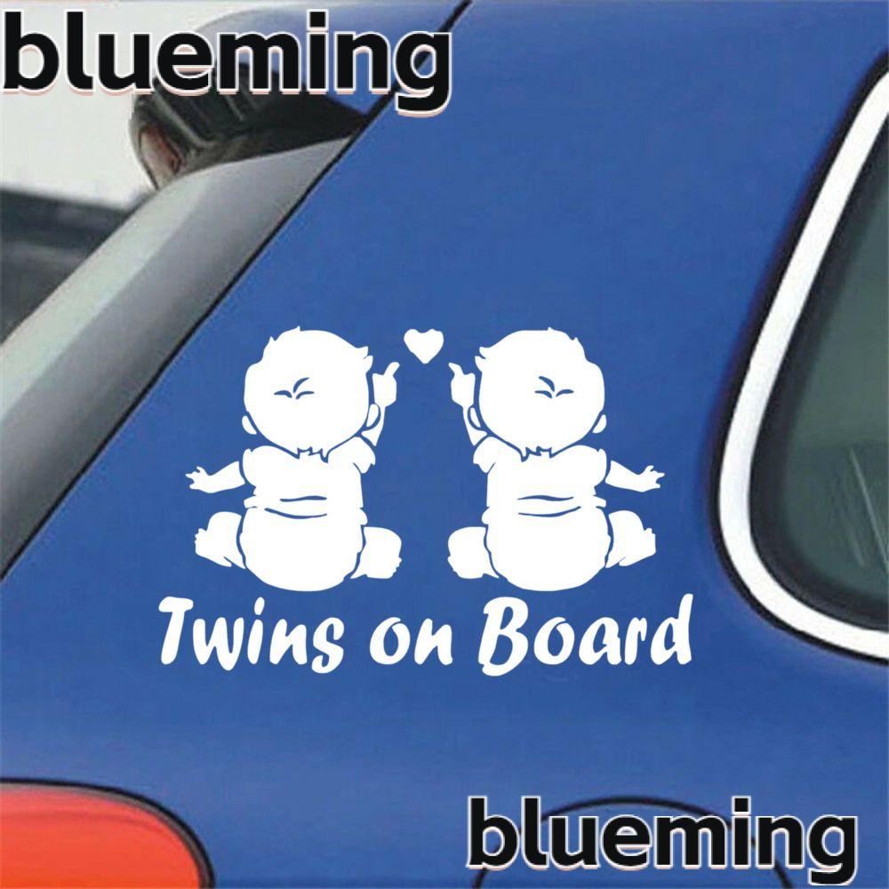blueming2-สติกเกอร์ไวนิล-ลายการ์ตูนน่ารัก-สําหรับติดตกแต่งหน้าต่างรถยนต์-1-ชิ้น