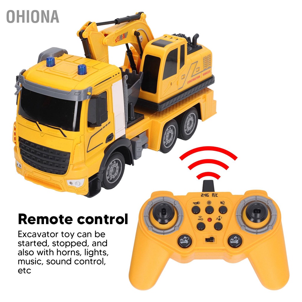 ohiona-rc-excavator-toy-รูปร่างสมจริงโลหะผสมรีโมทคอนโทรลวิศวกรรมไฟฟ้าของเล่นสำหรับกิจกรรมเล่นกลางแจ้ง