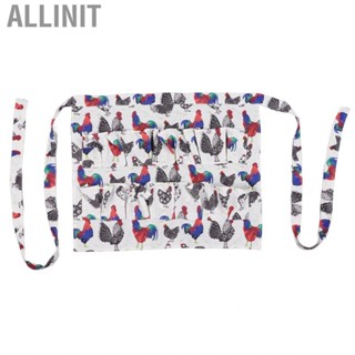 Allinit Apron For Collecting Eggs Safe Holding With Several Deep Pockets