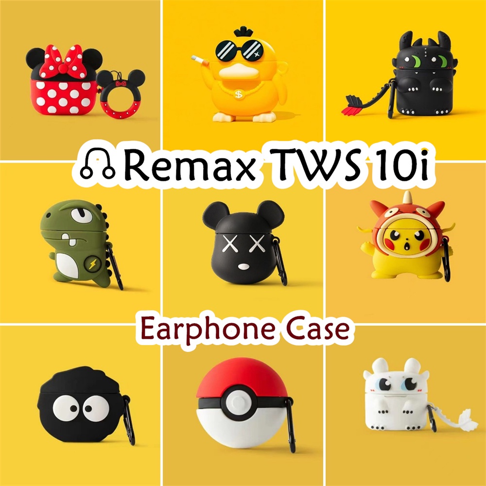 【innovation】นําไปใช้กับ Remax TWS 10i เคส Case เคสหูฟัง ซีรีส์การ์ตูนอินเทรนด์ ซิลิโคนนุ่ม เคส