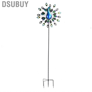 Dsubuy Wind Spinners  Windmill Exquisite Iron for Lawn Decoration