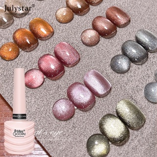 JULYSTAR Miss Gooey Retro Cats Eye Nail Polish ยาทาเล็บ กลอส แต่งเล็บ ร้านเล็บเฉพาะ