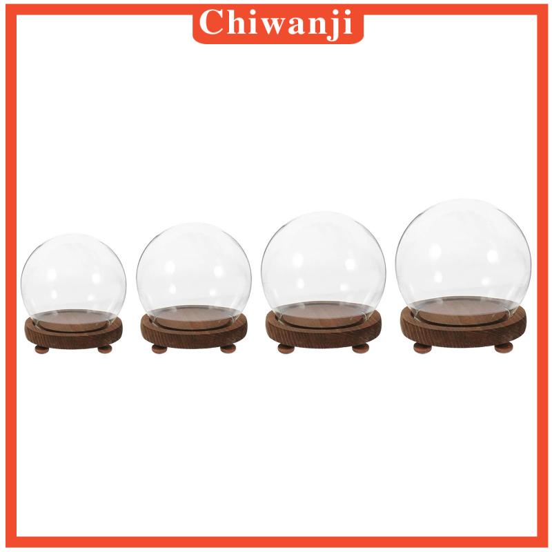 chiwanji-กล่องแก้วใส-ฐานไม้เปล่า-สําหรับตกแต่งบ้าน-ห้องนั่งเล่น