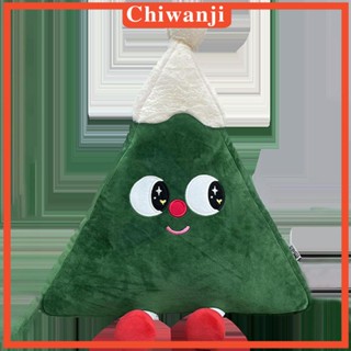 [Chiwanji] หมอนตุ๊กตา ลายต้นคริสต์มาสน่ารัก สําหรับแขวนตกแต่งภายในรถยนต์ ห้องนั่งเล่น ห้องนอน โซฟา