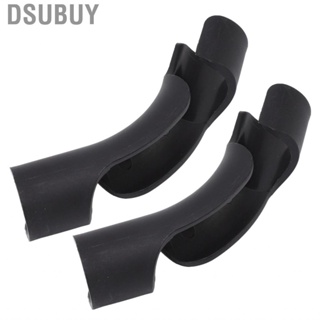 Dsubuy 2pcs Plastic Material Hose Bender 2.3cm Inner Diameter Black Container