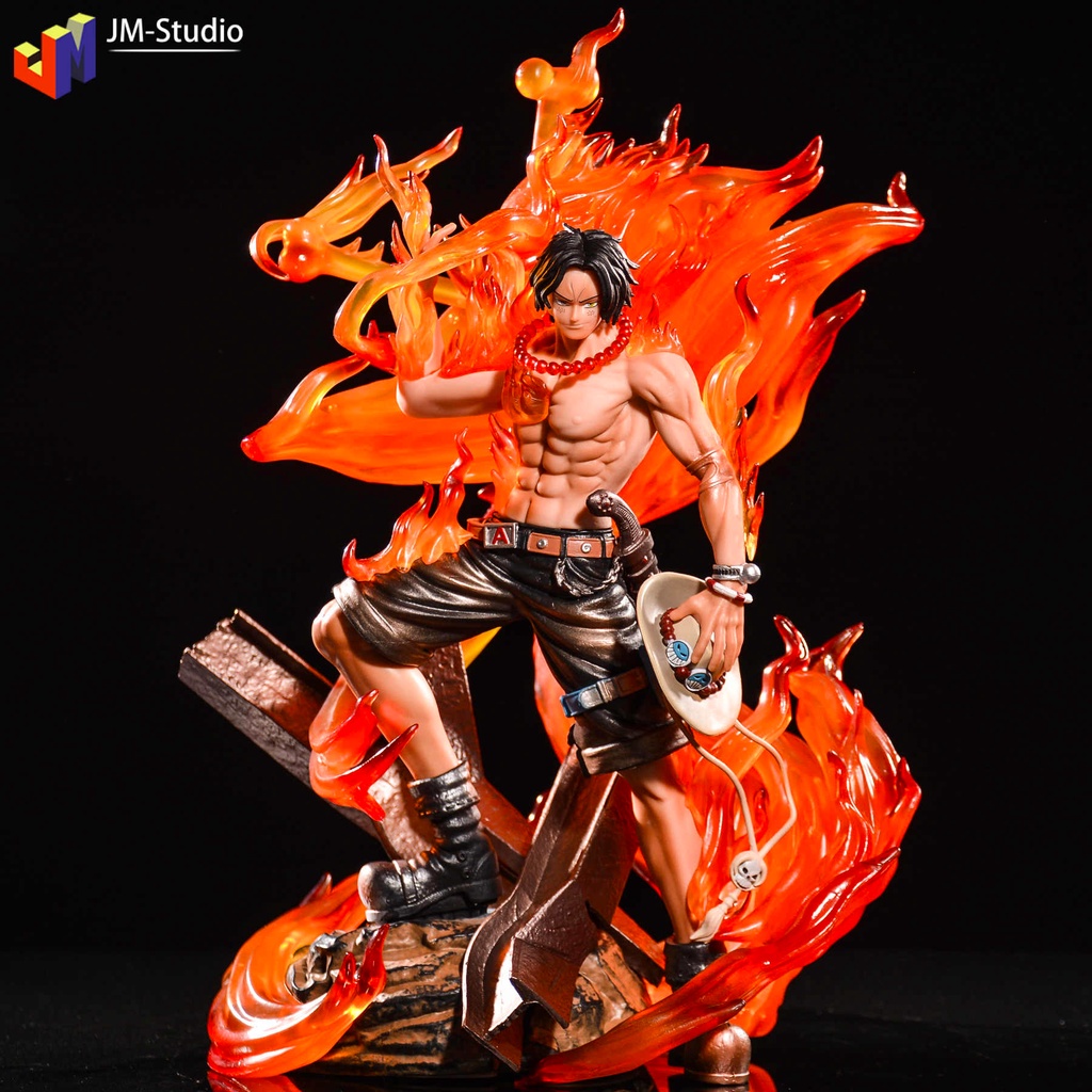 Figure ฟิกเกอร์ Model JM Studio By Singularity One Piece Portgas D Ace ...