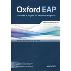 Bundanjai (หนังสือเรียนภาษาอังกฤษ Oxford) English for Academic Purposes B2 : Students Book +DVD (P)