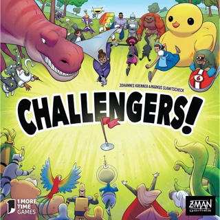 Challengers! the deck-management card game for 1-8 players