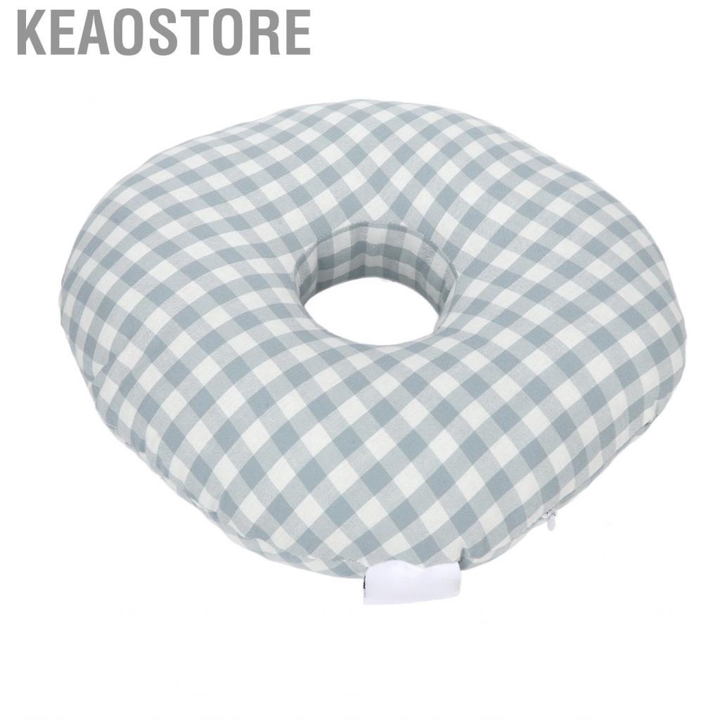 Keaostore Piercing Pillow Zipper Ear 3D Printing Soft Supportive Blue