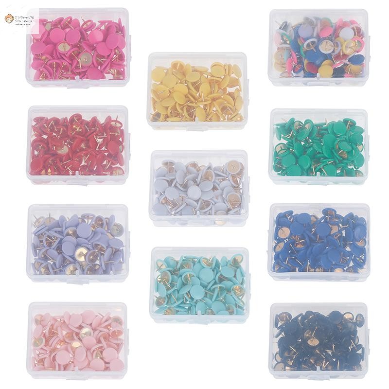 Cod 100 ชิ้นรอบ Push Pins Noice Board Thumb Tacks Point Bulletin ...