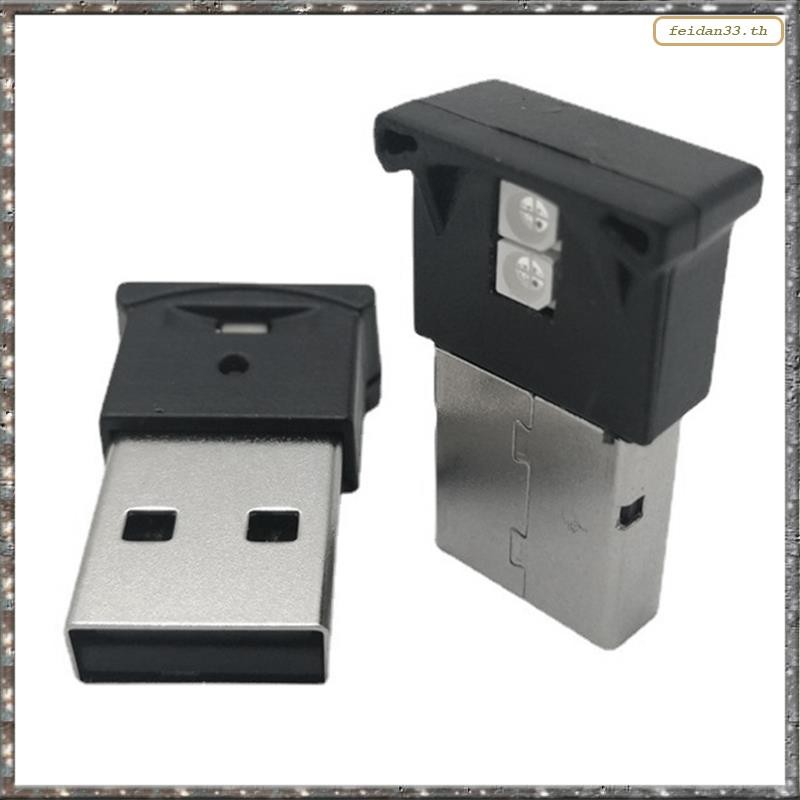 [LHY] 2 ชิ้น Universal Mini USB ไฟ LED รถ Auto ภายในบรรยากาศแสงที่มี ...
