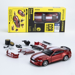 โมเดลรถยนต์ Caipo Ford 2018 Mustang GT 1: 42 ของเล่นสําหรับเด็ก