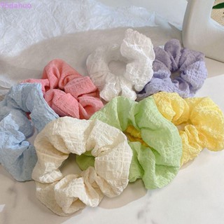 Dahuo เกาหลี Scrunchie สําหรับผู้หญิง แฟชั่นนางฟ้า ผมนุ่ม เชือก ของขวัญเด็กผู้หญิง ยางรัดผม เครื่องประดับผมหญิง