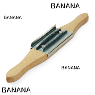 Banana1 คราดขัดล้อ โลหะ 15 นิ้ว สําหรับทําความสะอาดล้อ