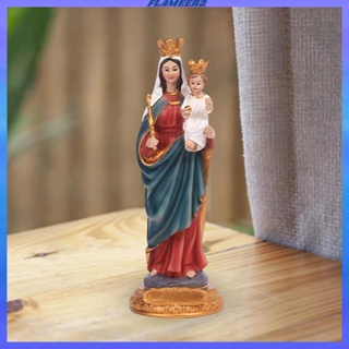 [Flameer2] ฟิกเกอร์เรซิ่น รูปพระเยซู ประติมากรรมทางศาสนา ครอบครัวศักดิ์สิทธิ์ สําหรับสะสม