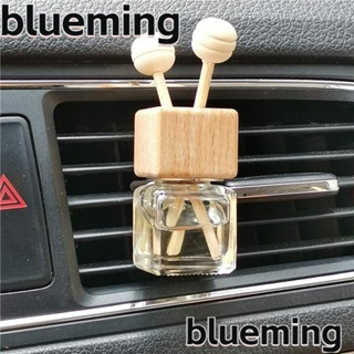 Blueming2 ขวดน้ําหอมเปล่า แบบแก้วใส 8 มล. พร้อมไม้ สําหรับแขวนตกแต่งรถยนต์