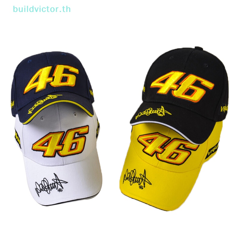 หมวกเบสบอล-ปักลาย-moto-gp-vr-46-rossi-สําหรับแข่งรถจักรยานยนต์