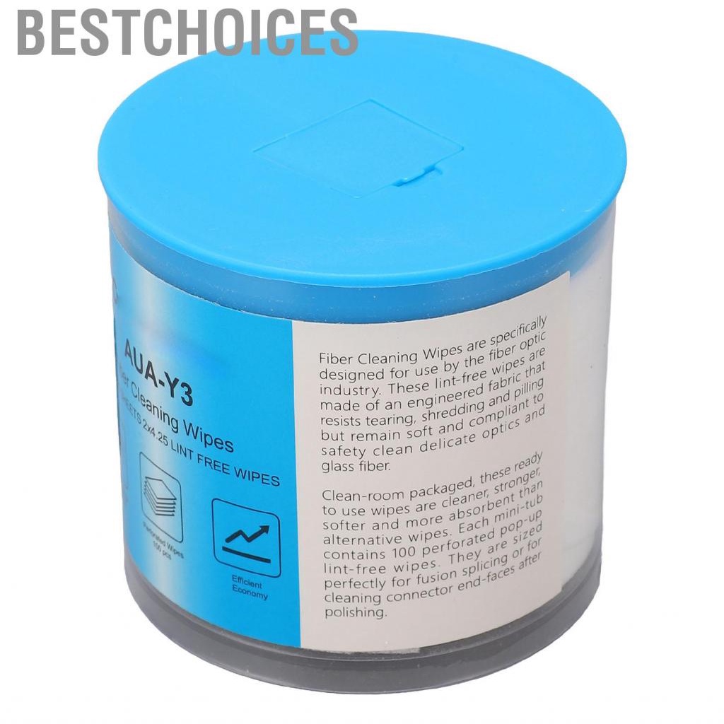 bestchoices-100pcs-optical-fiber-cleaning-wipes-dust-free-paper-clean-time-over-600