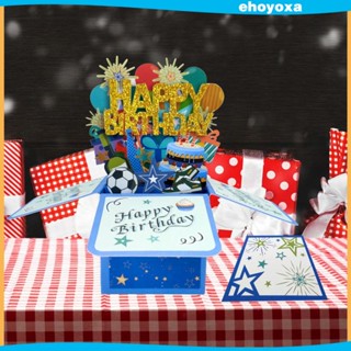 [Ehoyoxa] การ์ดอวยพรวันเกิด Happy Birthday 3D สําหรับผู้ใหญ่ และเด็ก