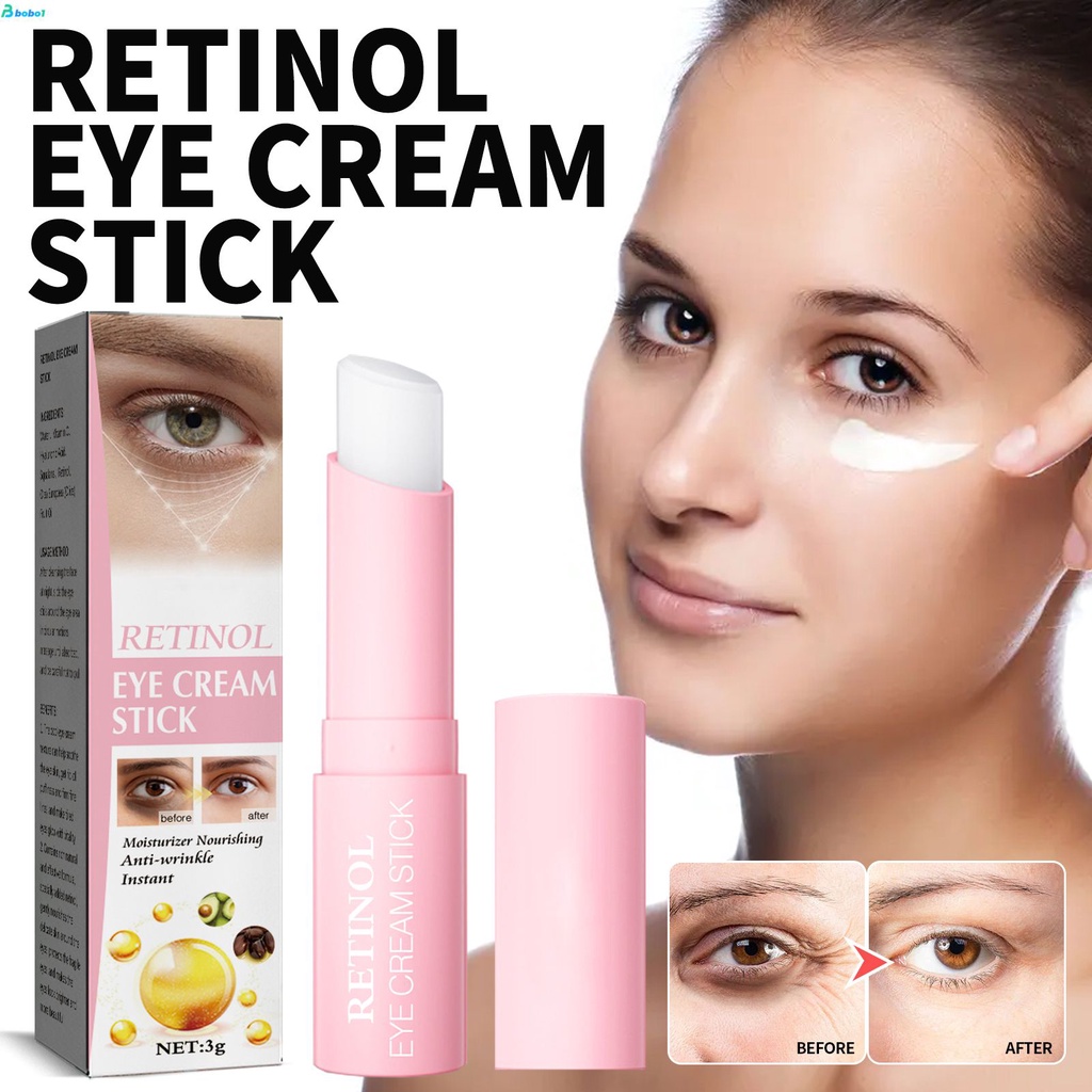 Retinol Eye Cream Stick ปลอบประโลมผิวรอบดวงตา Tension Moisturize ลบความ