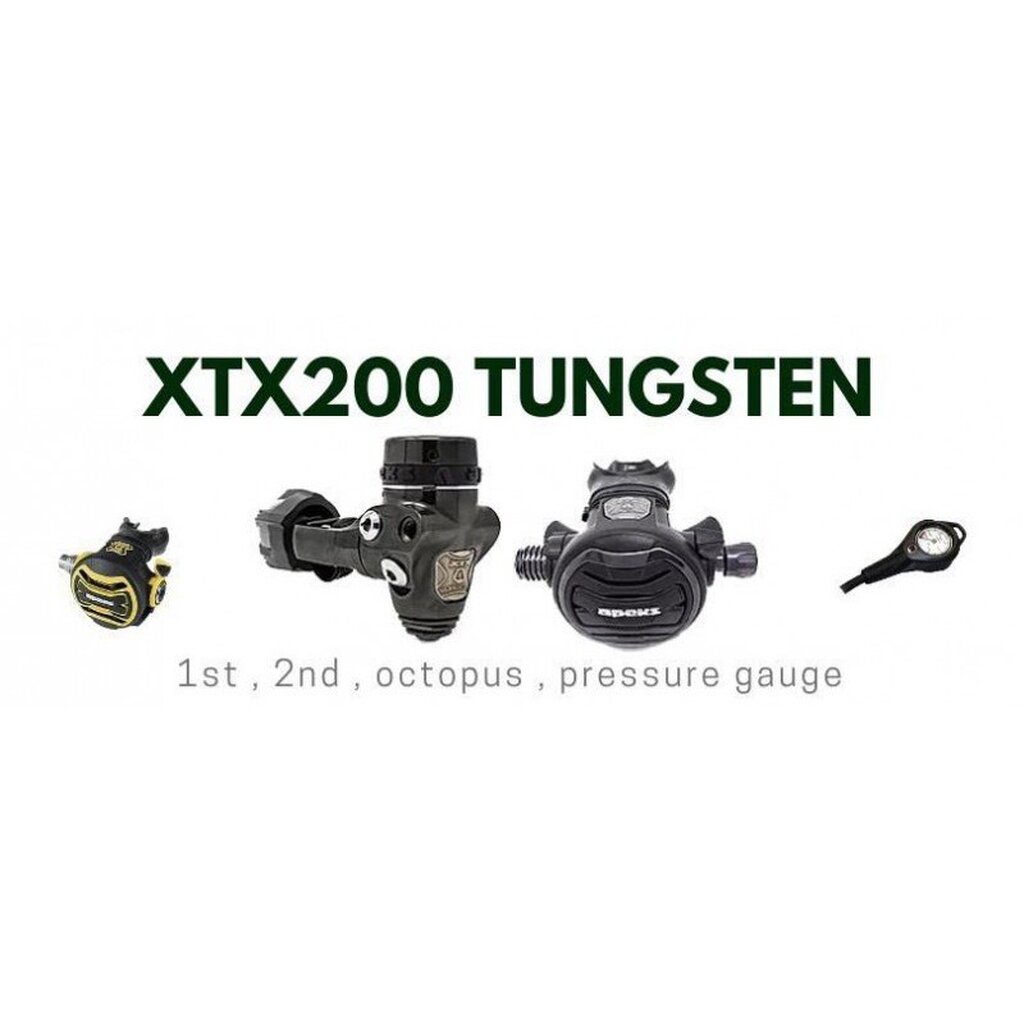 xtx200-tungsten-regulator-xtx-40-octopus-flex-pressure-gauge-apeks