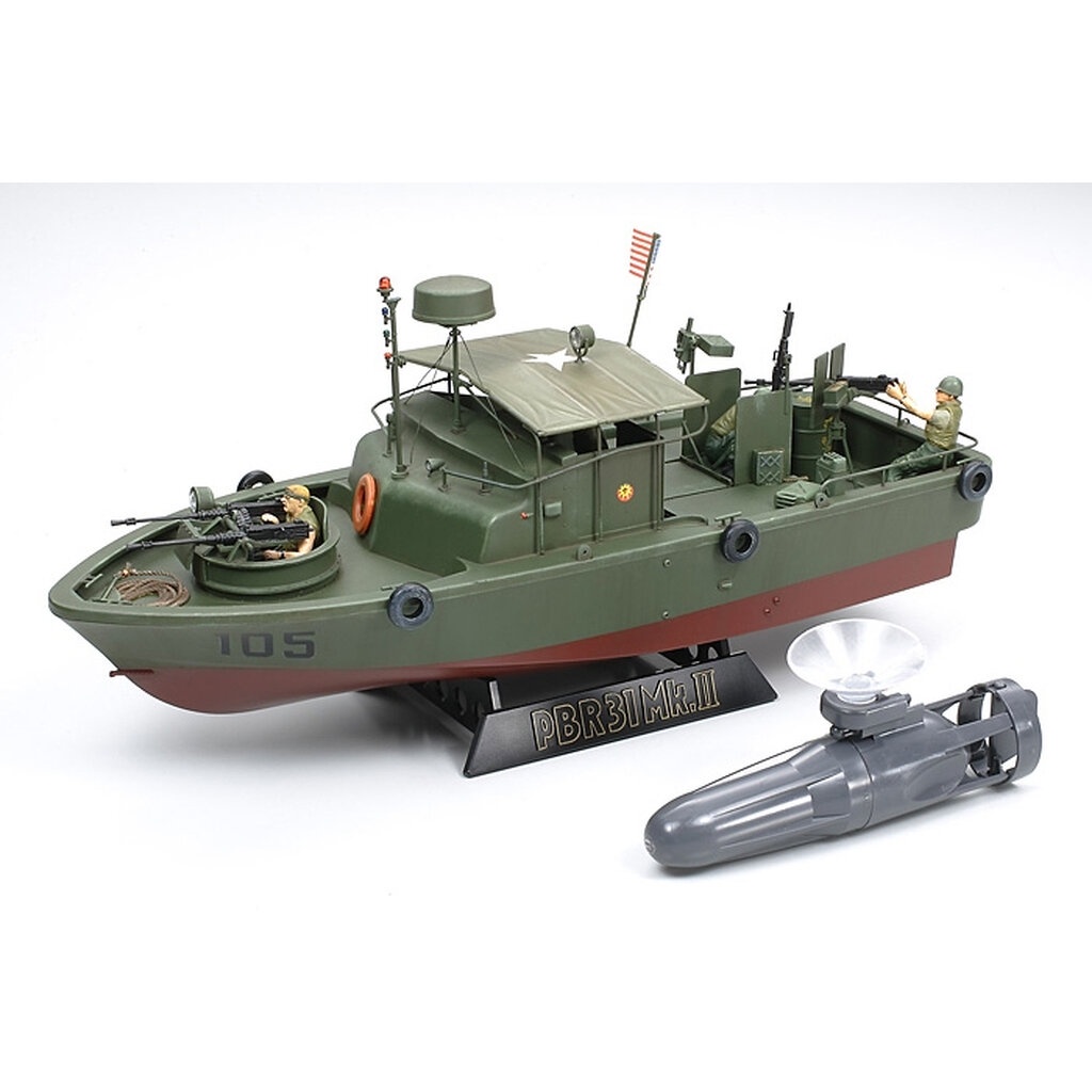 TAMIYA 89735 1/35 U.S. Navy PBR 31 Mk.II Patrol Boat River "Pibber" w ...