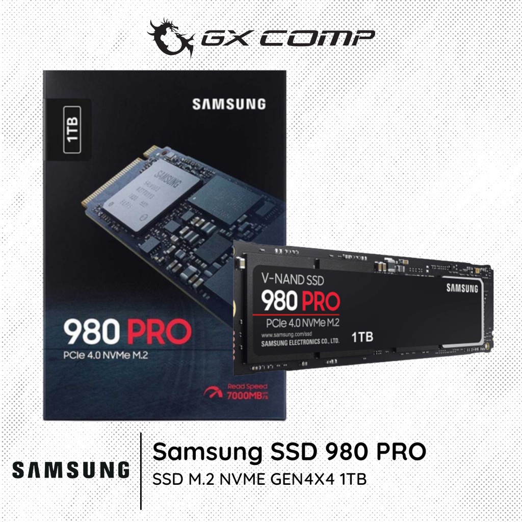 Samsung 980 PRO M.2 NVME 1TB PCIe Gen4X4 1TB | Ssd M2 1TB | Shopee Thailand