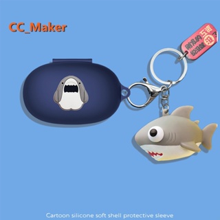 For SoundPeats H2 Case Cartoon Shark Keychain Pendant Cute Piggy SoundPeats H2 Silicone Soft Case Creative Astronaut SoundPeats Free2 / Sonic Pro Shockproof Case Protective Cover