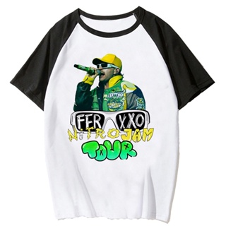 Feid Ferxxo เสื้อยืด ลายการ์ตูนอนิเมะ สไตล์ฮาราจูกุ สําหรับผู้หญิง 2000s