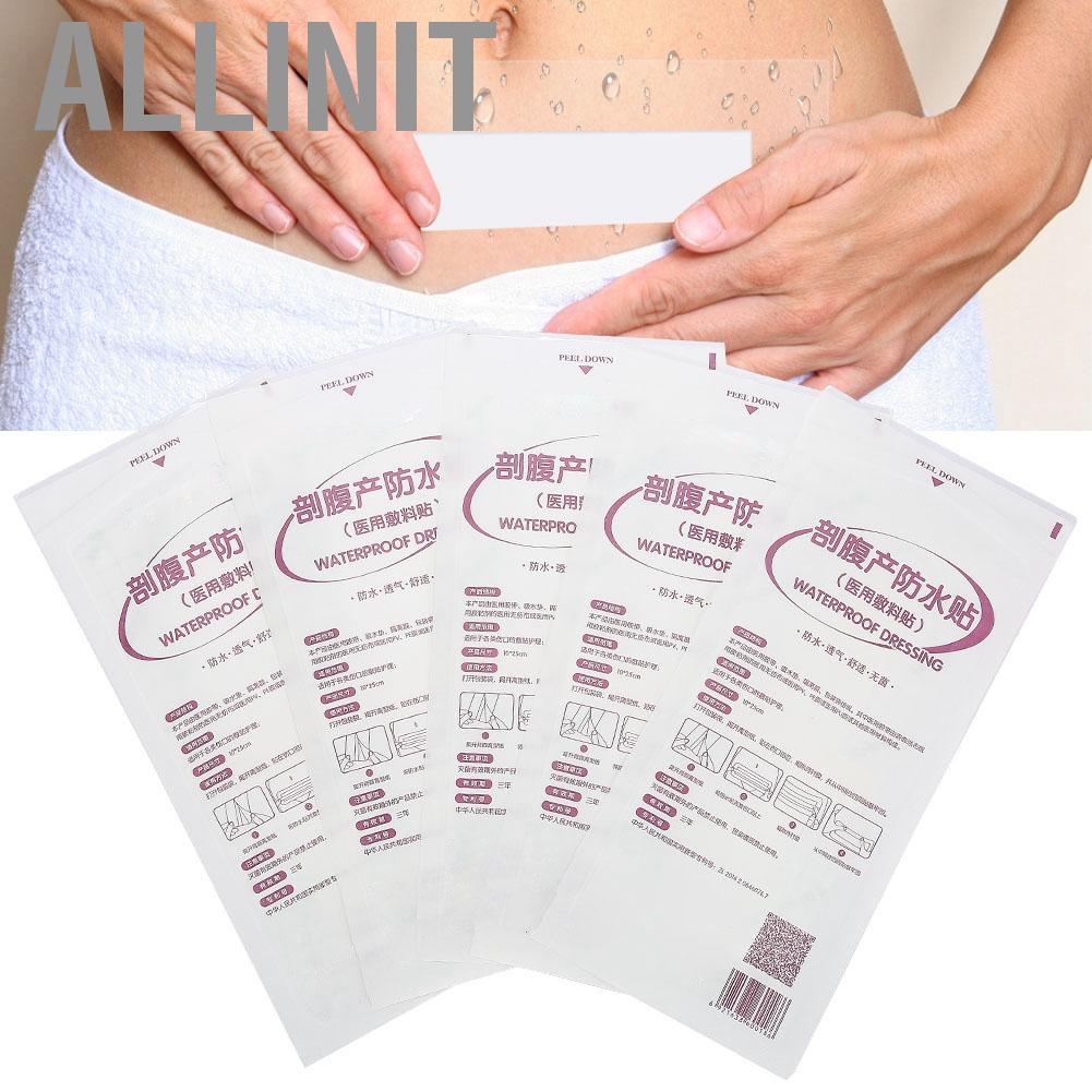 allinit-5pcs-wound-dressing-caesarean-postpartum-shower