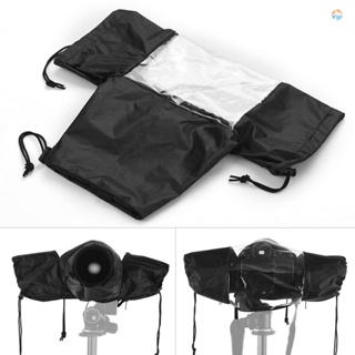 {Fsth} Standard Camera Waterproof Rain Cover Sleeve Protector Raincoat for Canon   DSLR Cameras Black