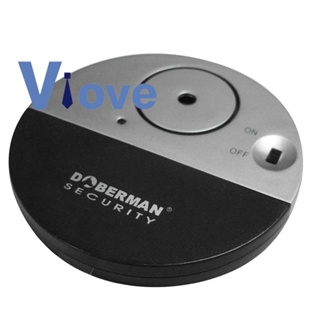 Doberman Security 100DB เครื่องตรวจจับการสั่นสะเทือนไฟฟ้า ไร้สาย เซนเซอร์แจ้งเตือนความปลอดภัย สําหรับประตู หน้าต่าง