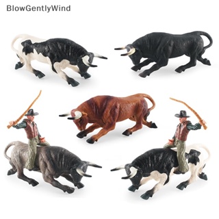 Blowgentlywind โมเดลฟิกเกอร์ รูปสัตว์จําลอง สเปน มาทาดอร์ บูลไฟท์ ของเล่นสําหรับเด็ก BGW