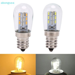 Abongsea หลอดไฟ LED E12 แบบแก้ว สําหรับจักรเย็บผ้า ตู้เย็น
