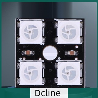 [Dcline.th] Ws2812b บอร์ดทดลองโคมไฟ LED RGB 5V 2*2 4 บิต