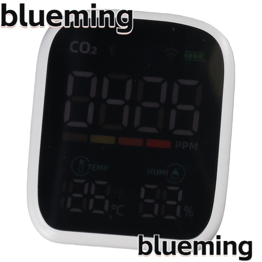 blueming2-เครื่องตรวจจับคุณภาพอากาศ-wifi-3-in-1-จอแสดงผล-led-co2-อุณหภูมิ-และความชื้น-สีขาว