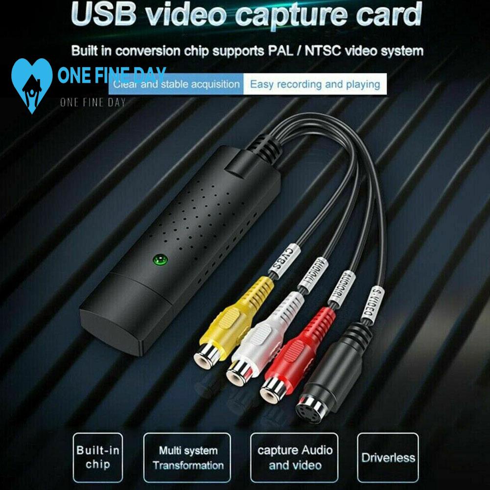 อะแดปเตอร์การ์ดจับภาพวิดีโอเสียง-usb-สําหรับ-tv-dvd-vhs-t7w5