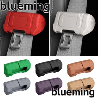 Blueming2 หัวเข็มขัดนิรภัยรถยนต์ ซิลิโคน กันลื่น ปรับได้ สําหรับรถยนต์