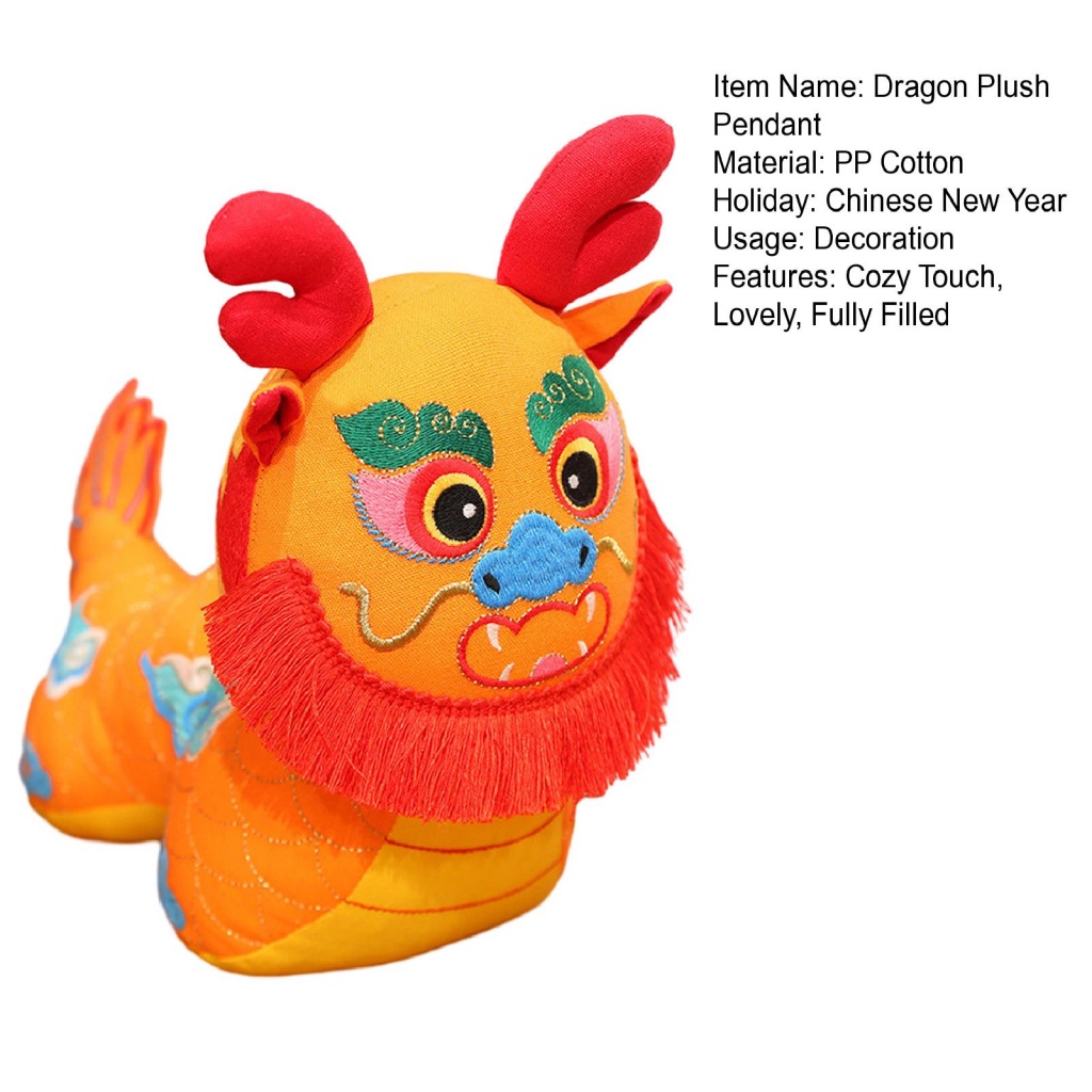 เซอร์ไพรส์-จี้ตุ๊กตามังกร-ผ้าฝ้าย-และผ้าลินิน-แบบนิ่ม-รูปมังกรปีใหม่จีน-สําหรับตกแต่งบ้าน-2024