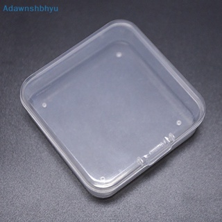 Adhyu กล่องพลาสติกใส ทรงสี่เหลี่ยม ขนาดเล็ก สําหรับใส่เครื่องประดับ ลูกปัด ของจิปาถะ 2 ชิ้น