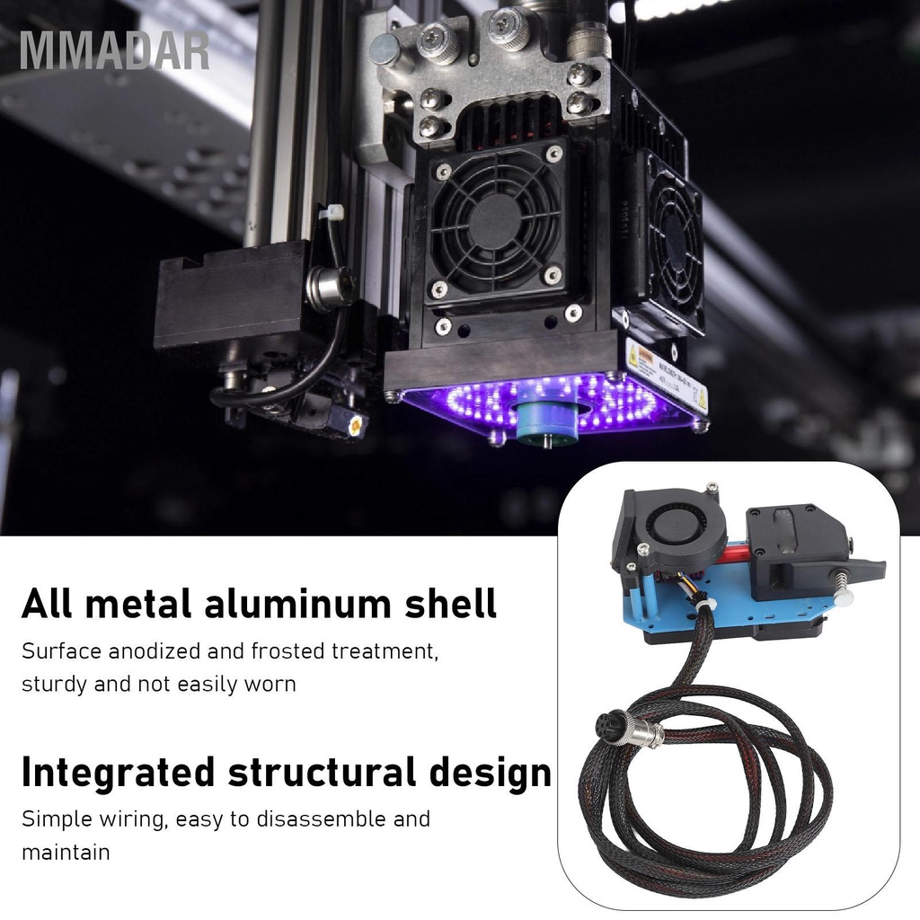 mmadar-ชุดเครื่องอัดรีดเครื่องพิมพ์-3d-พร้อมบล็อกความร้อน-พัดลมบล็อกการกระจายความร้อนสำหรับ-ender